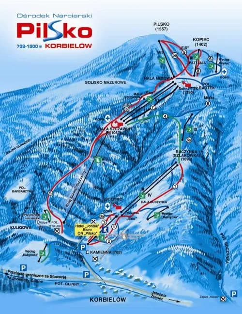 Stacja narciarska Korbielów: trasy, ceny karnetów, noclegi i aktualne warunki śniegowe